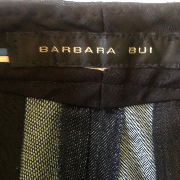 Barbara Bui Navy Cotton Blend Pants Sz: 6 - Picture 5 of 5